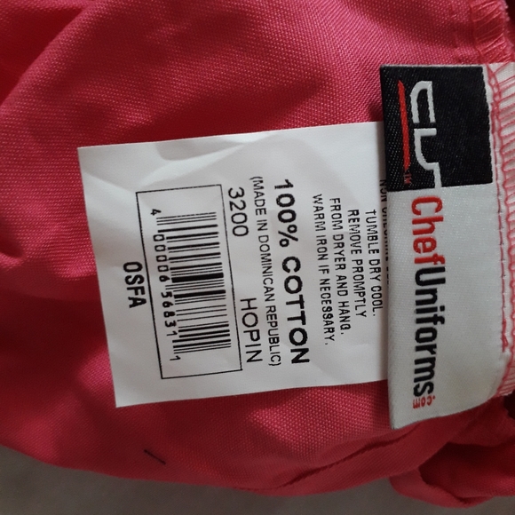 Fucsia Chef Hat (One Size) - Picture 3 of 3